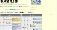 Desktop Screenshot of dancecal.com